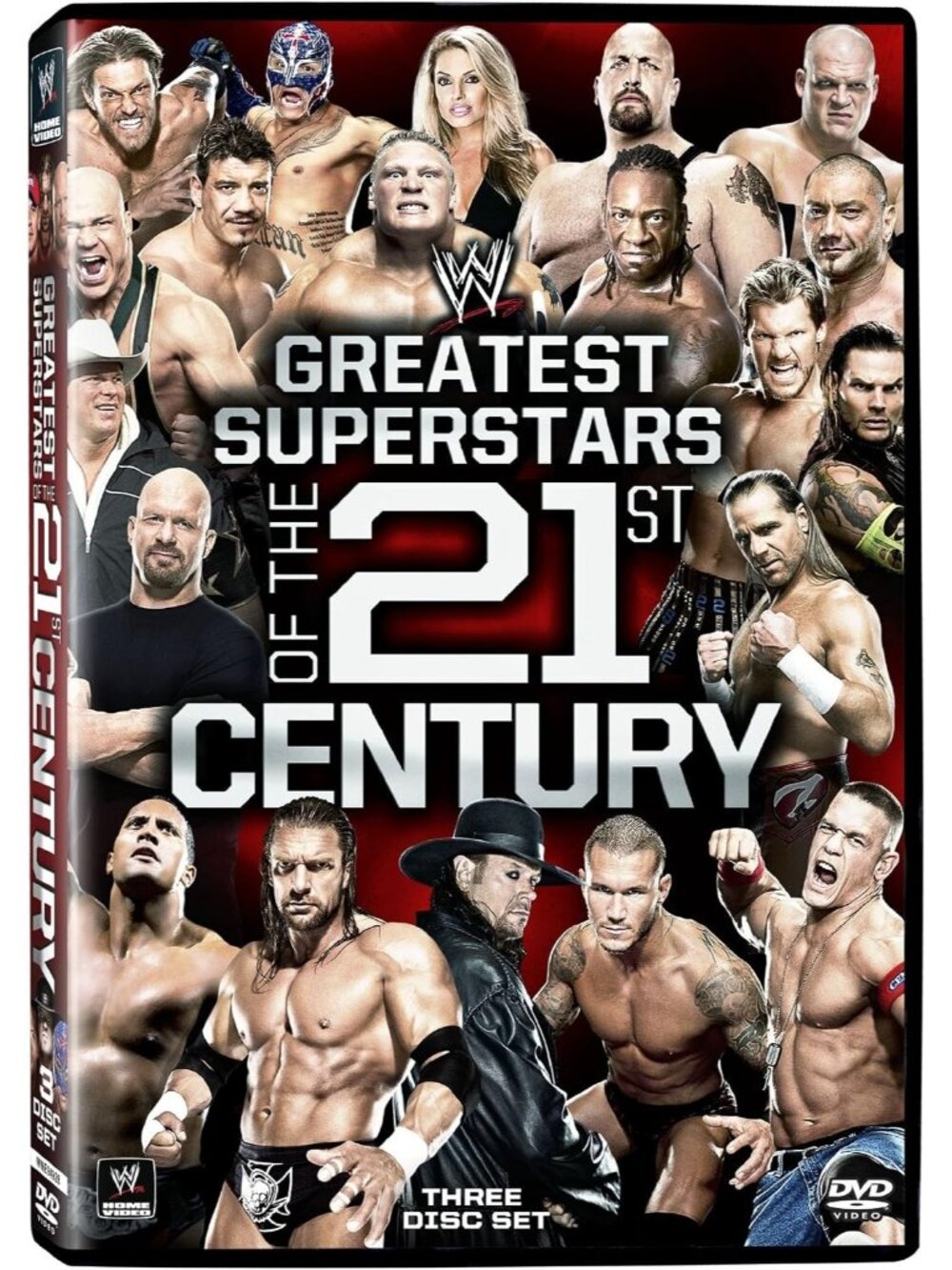 WWE Greatest Superstars of The 21st Century (3-DVD Set, Region 1) Very Good!